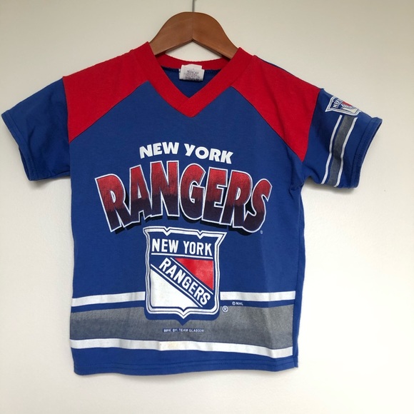 Vintage Kids New York Rangers NHL Hockey Shirt - Picture 2 of 8